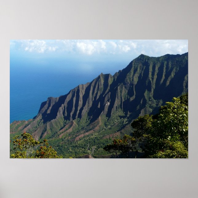Póster Costa Na Pali en el poster Kauai (Frente)