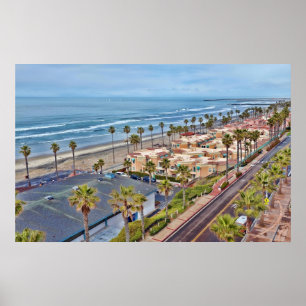 Póster Costa, poster de California