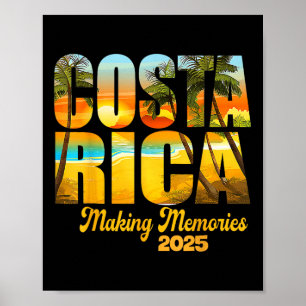 Póster Costa Rica 2025: Recuerdos que coinciden con la fa