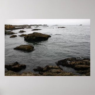 Póster Costa rocosa