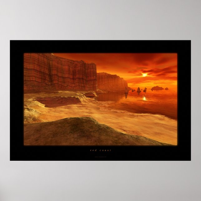 Póster costa roja (Frente)