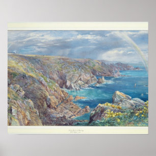 Póster Costa sur de Guernesey del Cribiere, 1862 (w
