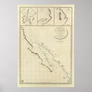 Póster Costas de California