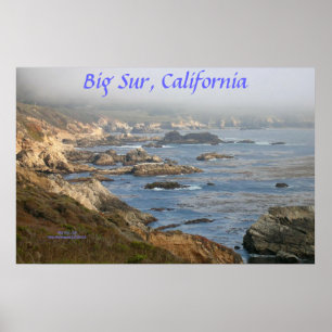 Póster Costas de California - Big Sur - Poster