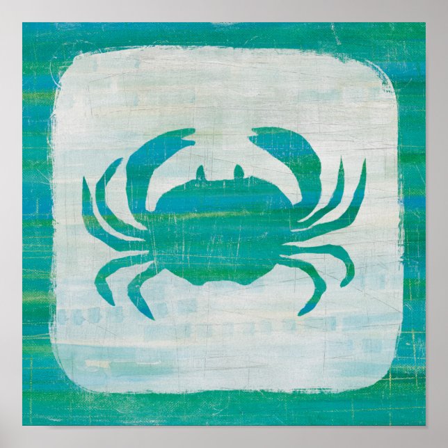 Póster Costera | Cangrejo de Aqua (Frente)