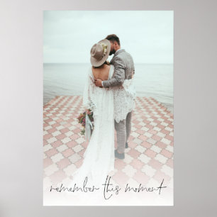 Póster Costumbre Romántica Foto Recordar Este Momento