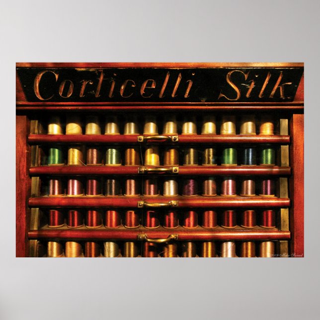 Póster Costura - Corticelli Silk (Frente)