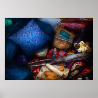Póster Costura - Dedicándose a la costura