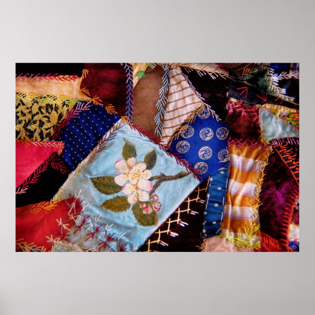 Póster Costura - Patchwork - La colcha de la abuela (Frente)