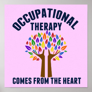 Póster Cota de Terapia Ocupacional Oficina OT Rosa Bonita