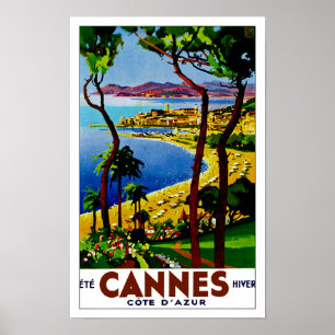 Póster ~ Cote d'Azur de Cannes