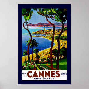 Póster ~ Cote d'Azur de Cannes