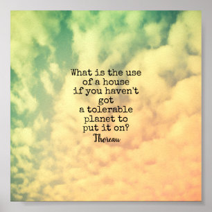 Póster Cotización de carácter motivacional de la cita teó