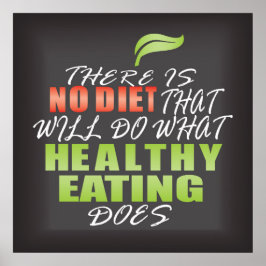 Póster Cotización de estilo de vida saludable