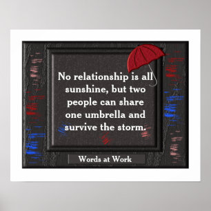 Póster Cotización de relación - poster
