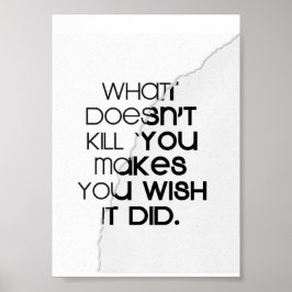 Póster Cotización de vida