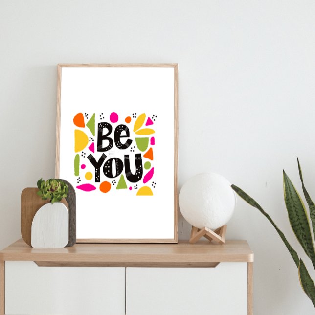 Póster Cotización motivacional colorida ya sea que agregu (Subido por el creador)