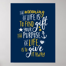 Póster Cotizaciones inspiradoras de vida de Poster motiva