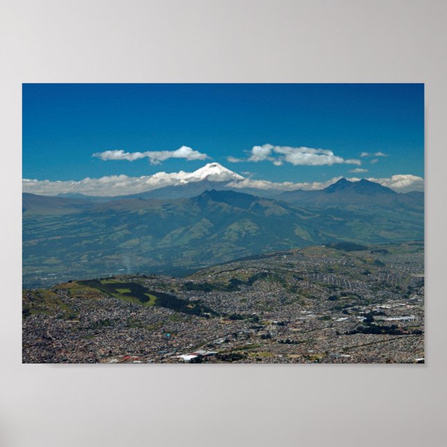 Póster Cotopaxi y Quito (Frente)