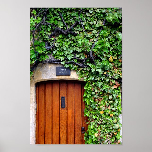 Póster Cotswolds Cottage Bourton on the Water UK (Frente)