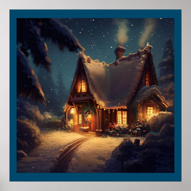 Póster Cottage 4 navidades (Frente)