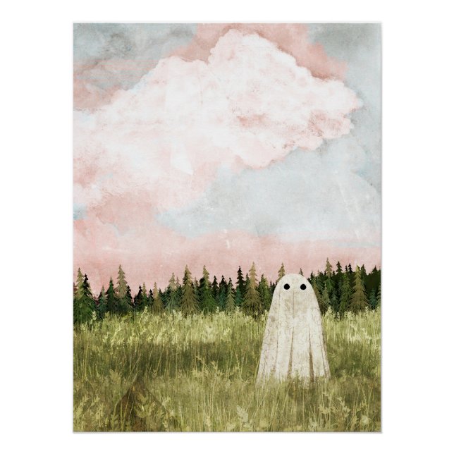 Póster Cotton Candy Skies (Anverso)