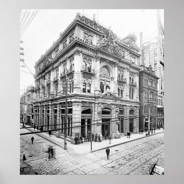 Póster Cotton Exchange, Nueva Orleans, años 1890 (Frente)