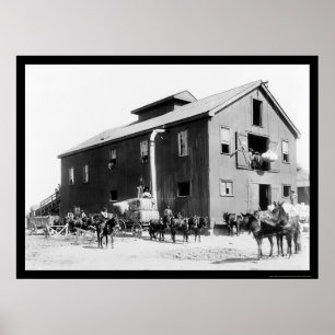 Póster Cotton Gin en Dahomey, MS 1898