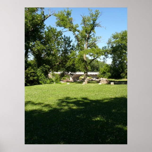 Póster Cottonwood Falls Kansas (Frente)