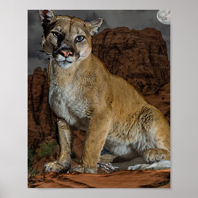 Póster Cougar (Frente)