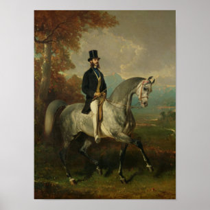 Póster Count Alfred de Montgomery  1850-60
