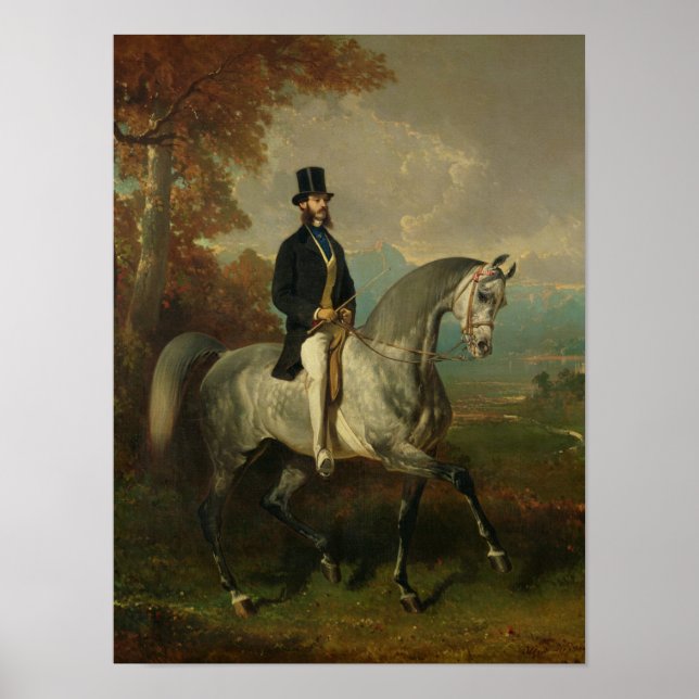 Póster Count Alfred de Montgomery  1850-60 (Frente)