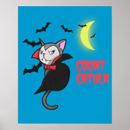 Póster Count Catula Funny Pun Personalizado
