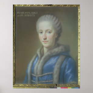 Póster Countess Maria Josepha von Harrach