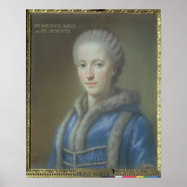 Póster Countess Maria Josepha von Harrach (Frente)