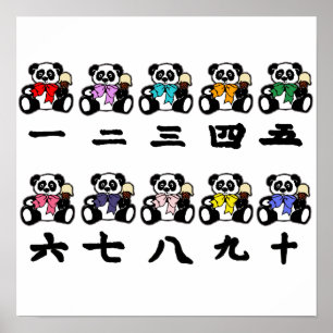 Póster Counting Chinese Pandas