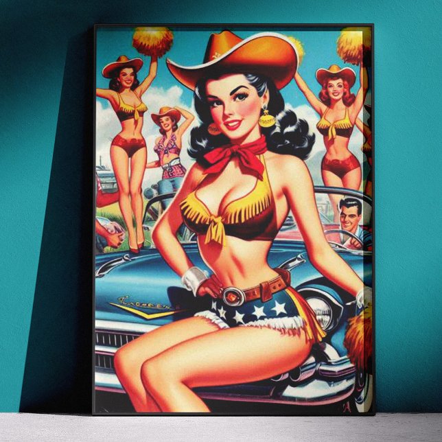 Póster Country Cheerleader Pin-up (Subido por el creador)