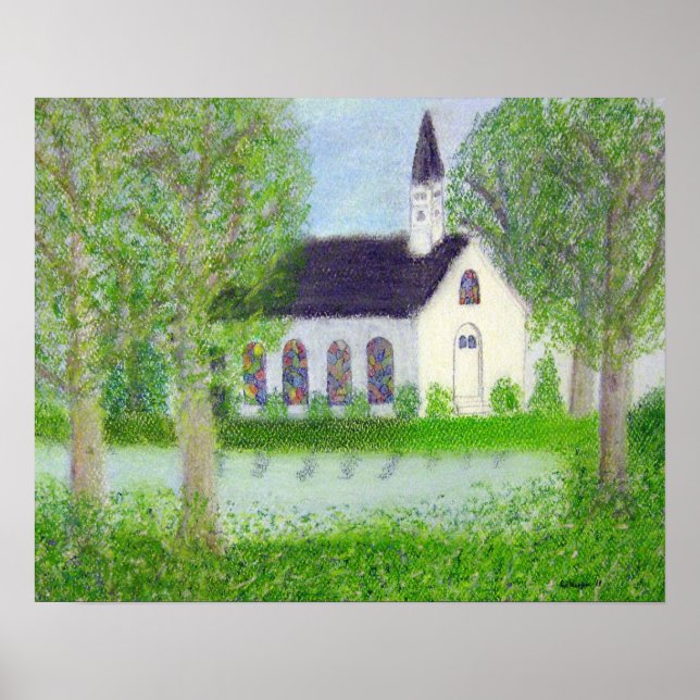 Póster Country Church (Frente)