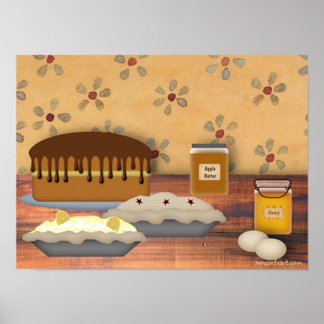 Póster Country Desserts Print (Frente)