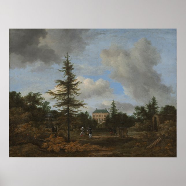 Póster Country House - Jacob van Ruisdael Bella Artes Pos (Frente)