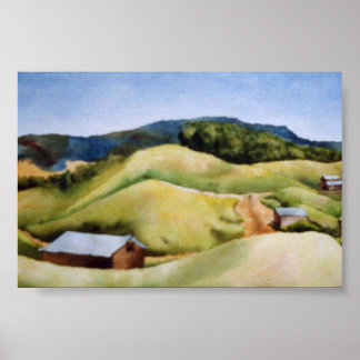 Póster Country Landscape Poster