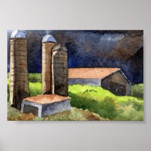 Póster Country Landscape Poster