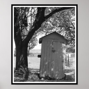 Póster Country Outhouse Poster