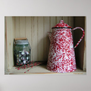 Póster Country Primitive Shelf Poster