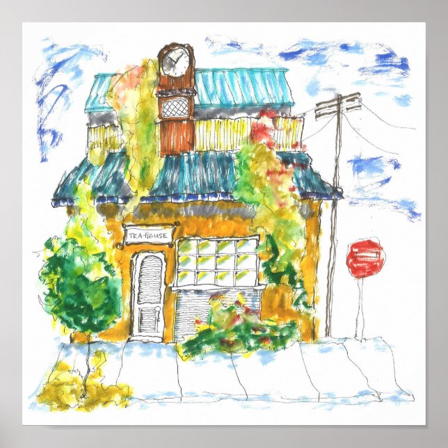 Póster Country Tea House (Frente)