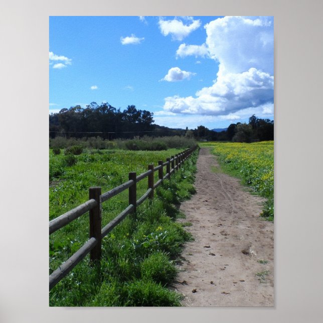 Póster Country Trail, Ojai, CA (Frente)