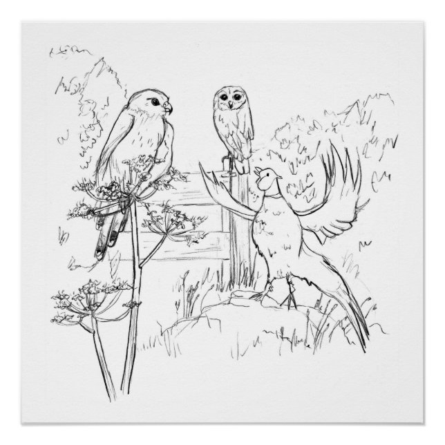 Póster Countryside Chatter (part 4 of a set) (Anverso)