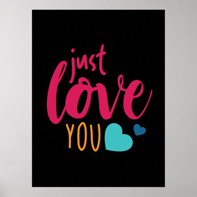 Póster Couple Art Just Love You (Frente)