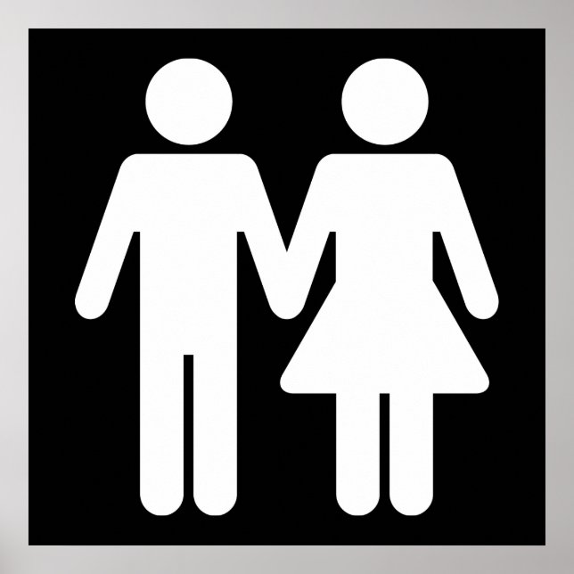 Póster Couple WC Style (Frente)