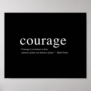 Póster Courage - 8"x10" Art Print